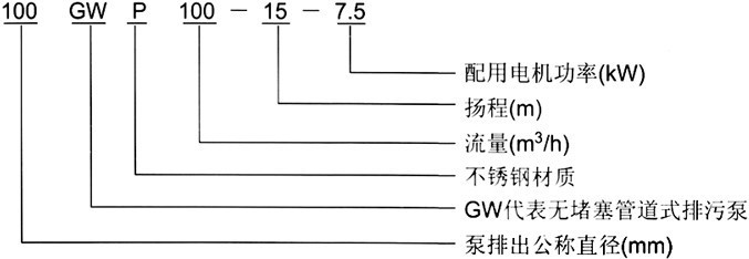 GW管道排污泵